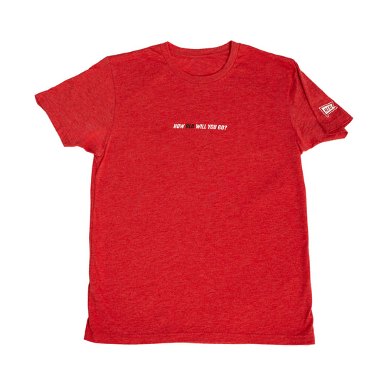 HOW RED WILL YOU GO TEE (VINTAGE RED)
